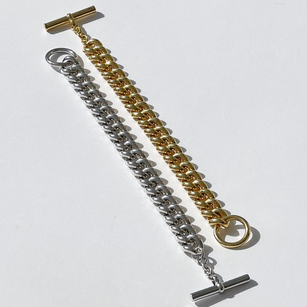 Curb Chain Bracelet Gold