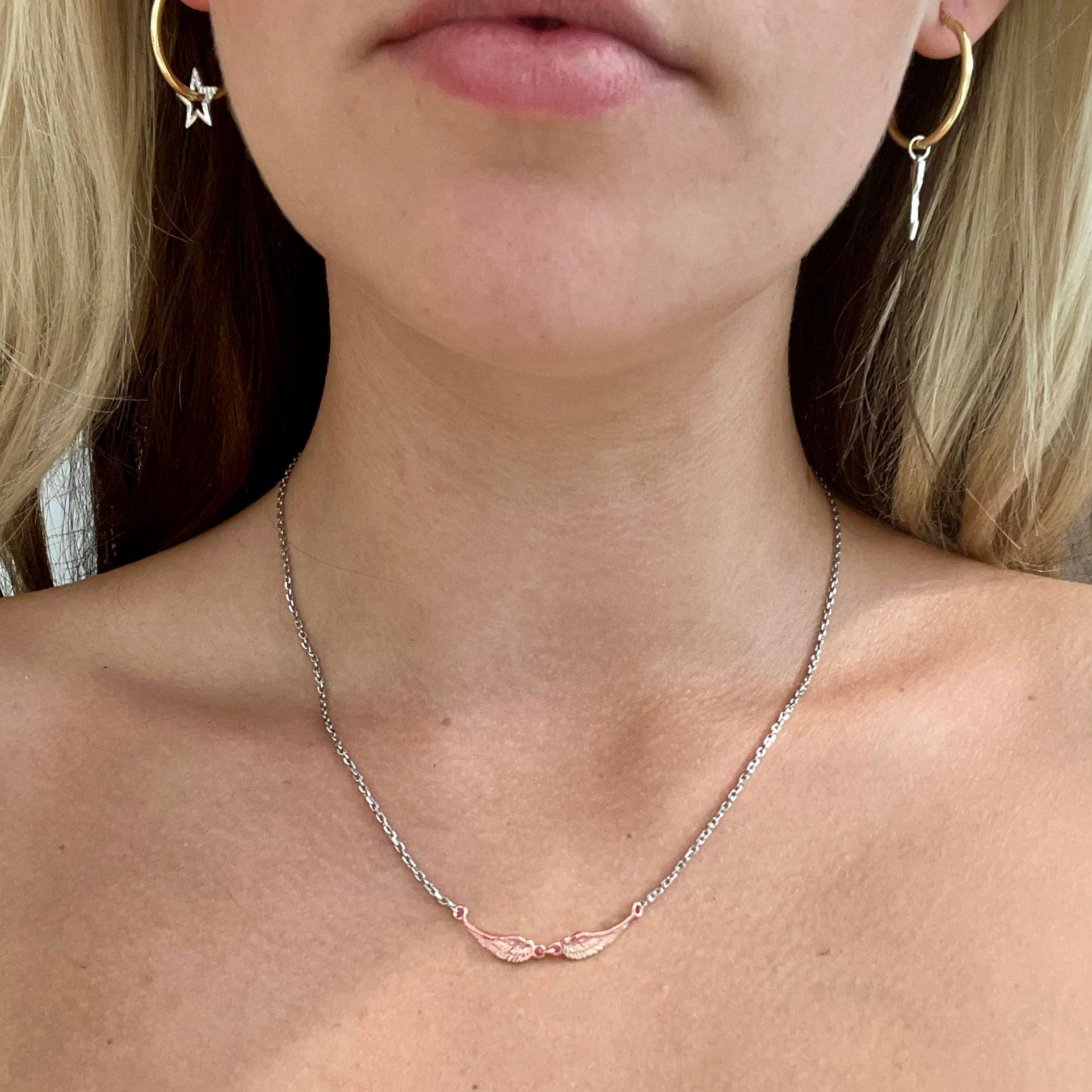 Little Wings Rose Gold Necklace