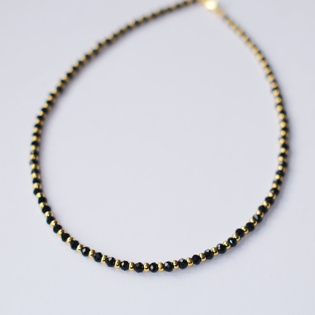 Eclipse Necklace - Black & Gold
