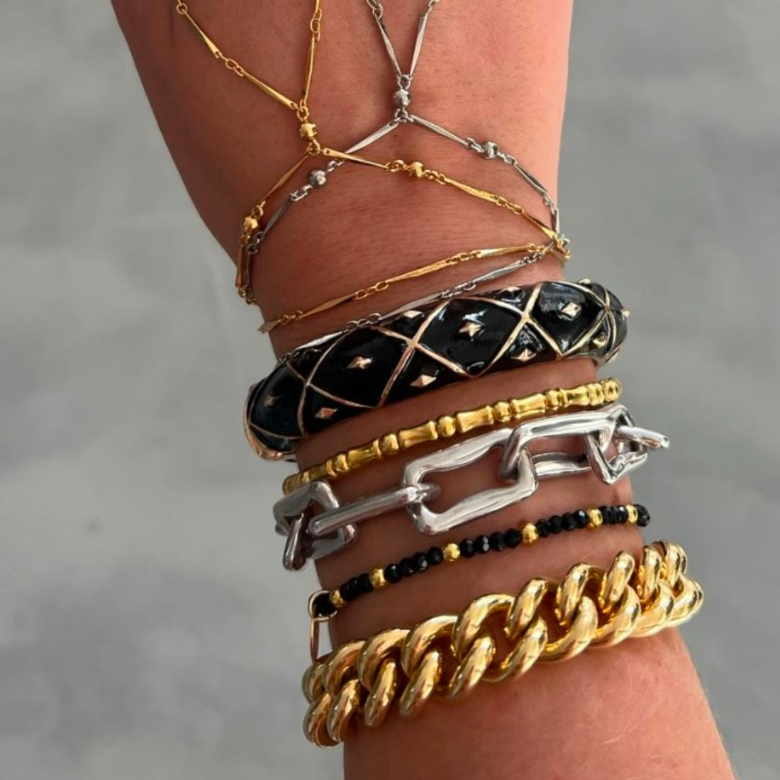 Curb Chain Bracelet Gold