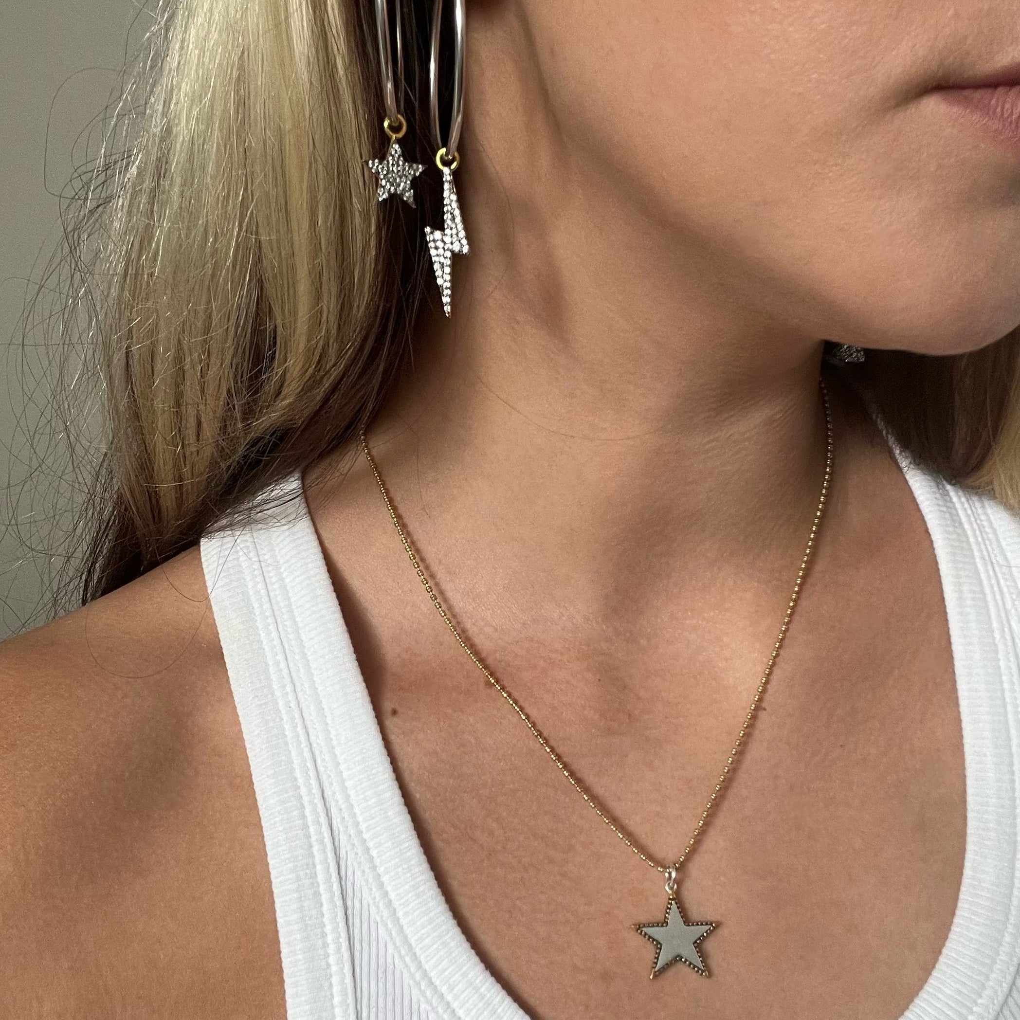 Rock Star Gold and Silver Necklace