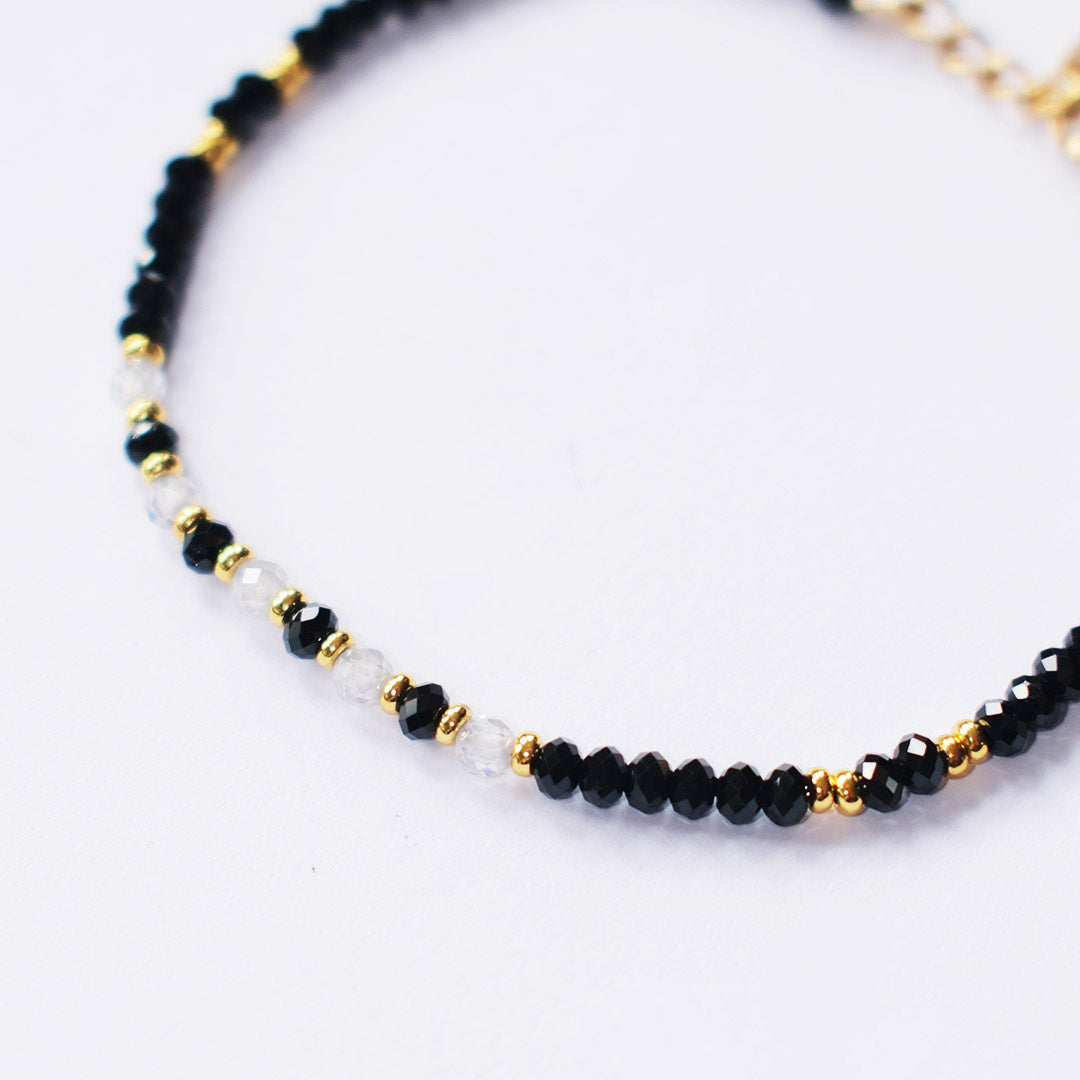 Monochrome Beaded Bracelet