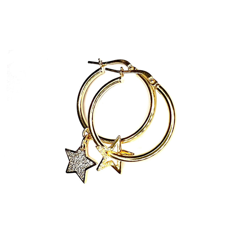 Small Hoops Gold - ‘Star Struck’