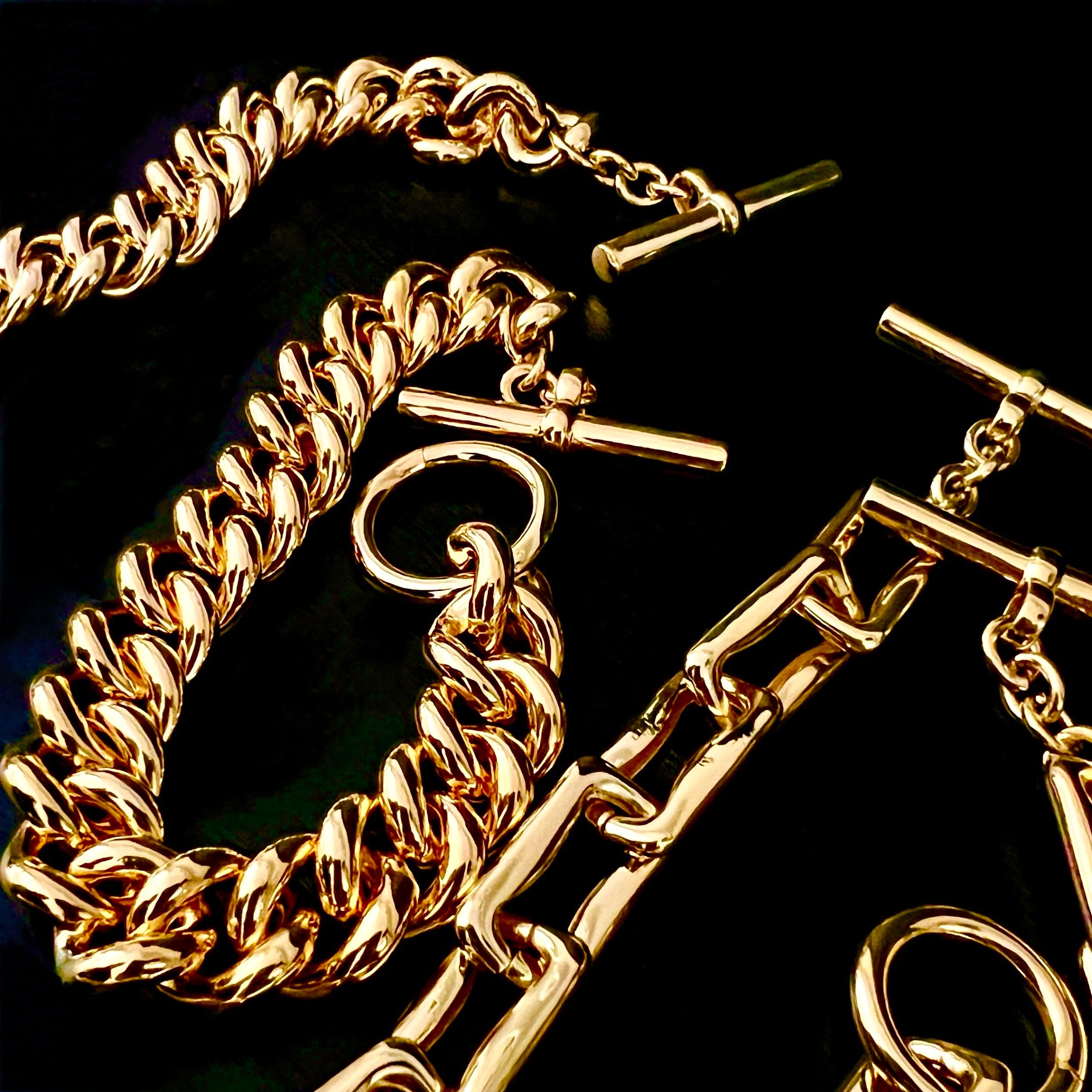 Curb Chain Bracelet Gold