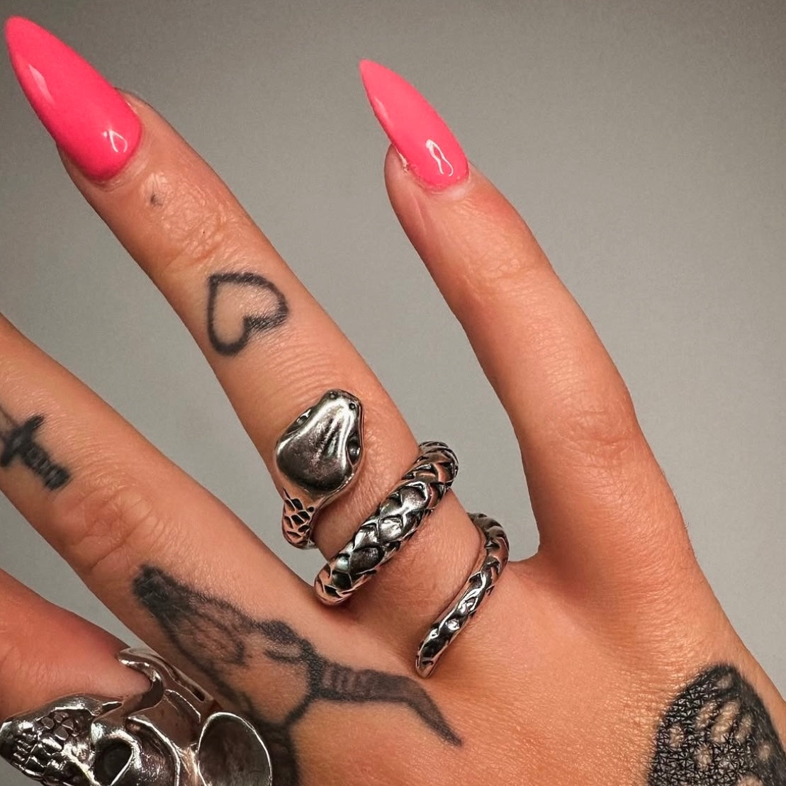 Medusa Snake ring