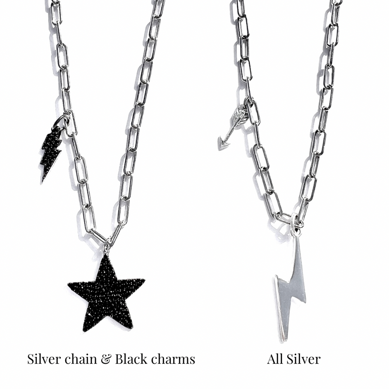 Bowie Necklace Silver