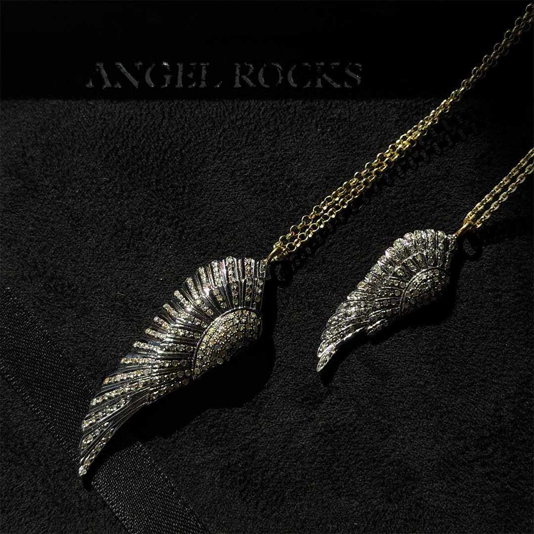 Diamond Small Angel Wing Necklace