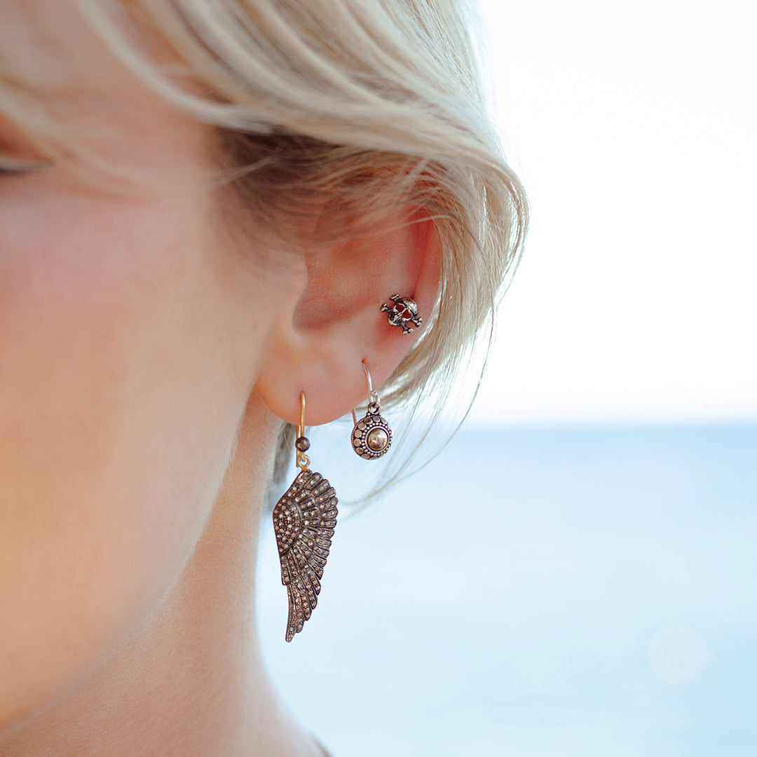 Silver Skull mini studs