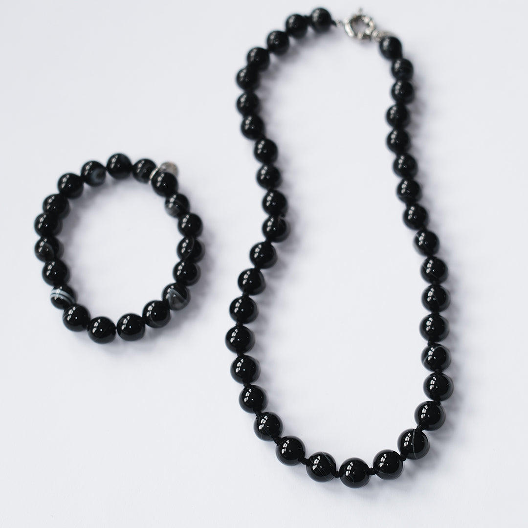 Black Agate Necklace