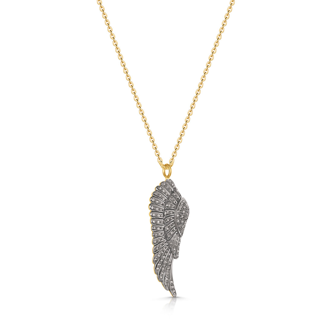 Diamond Small Angel Wing Necklace