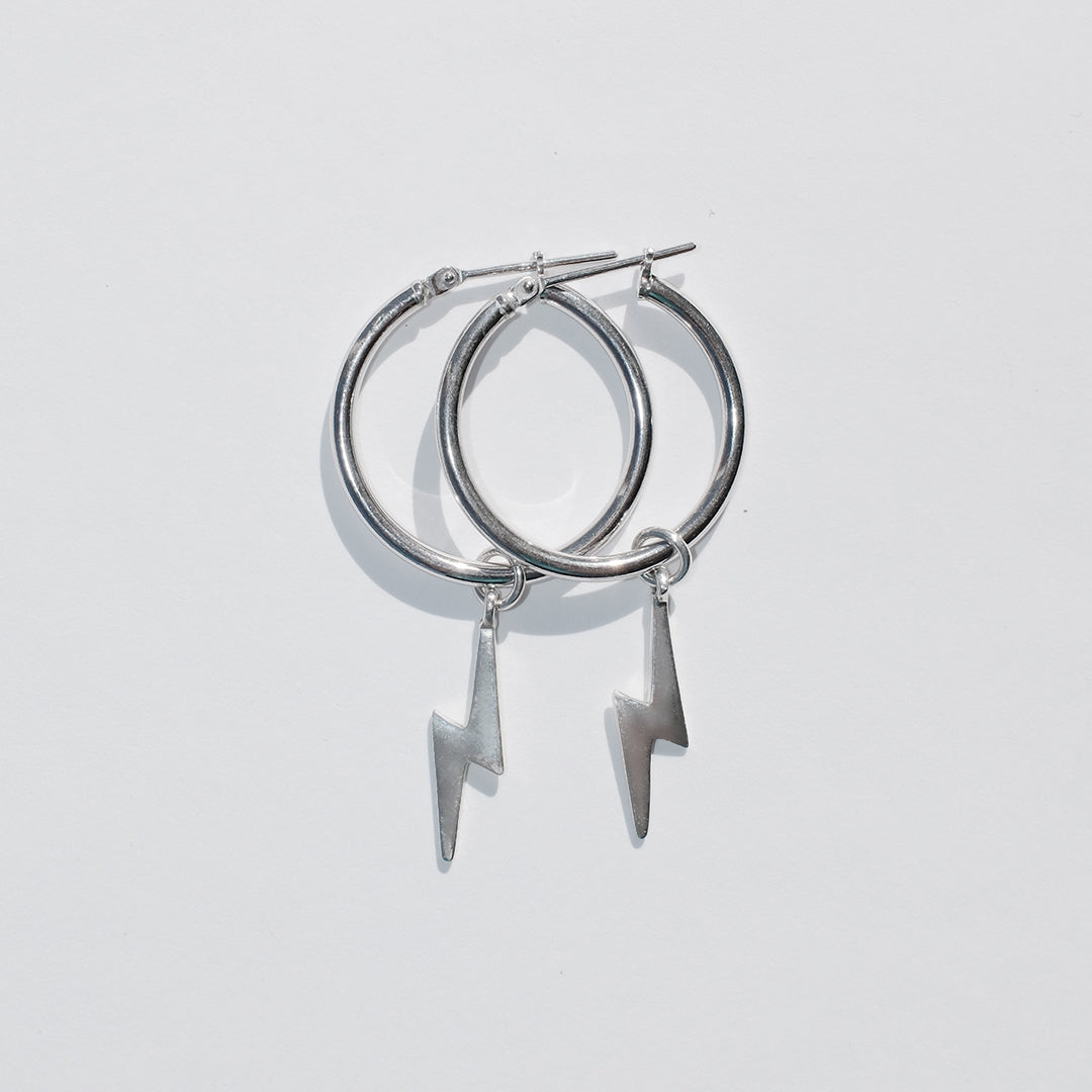Small Hoops - Bowie Bolts