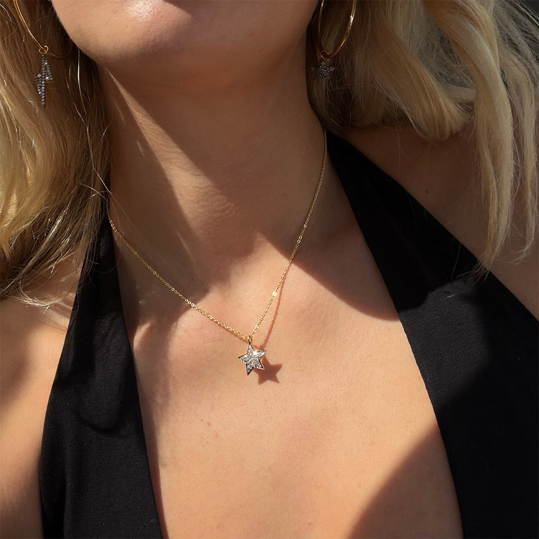 Diamond Mini Rock Star Necklace