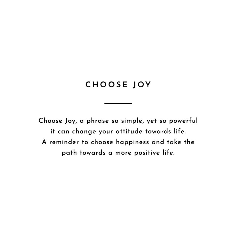 Choose Joy - Message Band