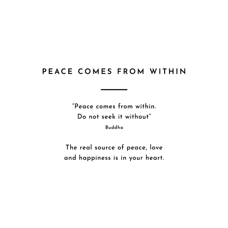 Peace Comes From Within - Message Band