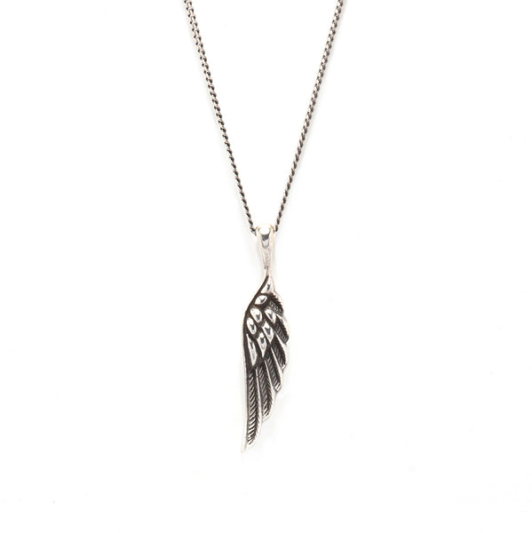 Eusense Angel Wings Necklace 925 Sterling Silver Guardian Angel Wing  Pendant Jewellery for Women Men : Amazon.co.uk: Fashion