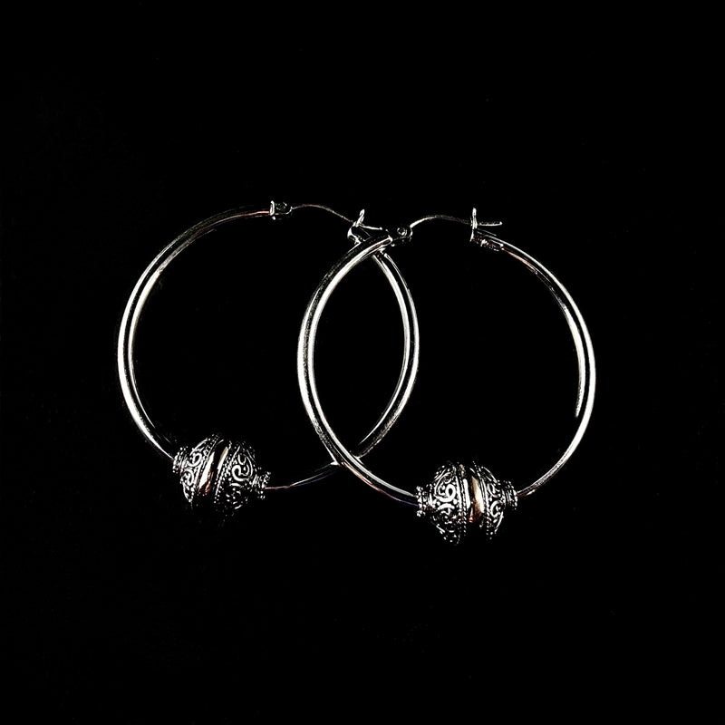 Large Hoops - ‘Disco Ball’